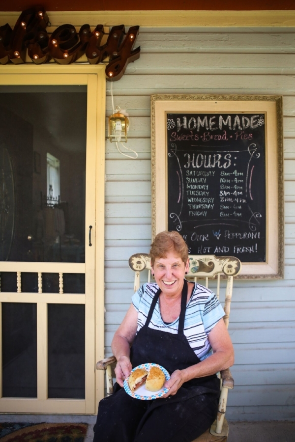 Terri Wilson makes delicious pepperoni rolls at her bakery, A Step in Time.