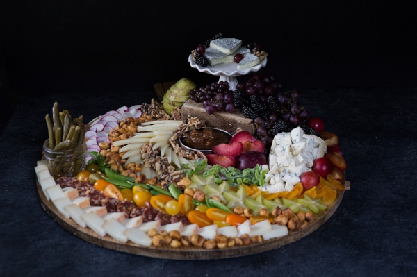 Variation in color and size add depth and visual appeal to your cheese spread.