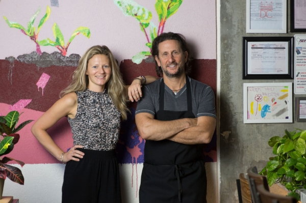 Kate Jacoby and Rich Landau of Philadelphia’s Vedge and DC’s Fancy Radish.