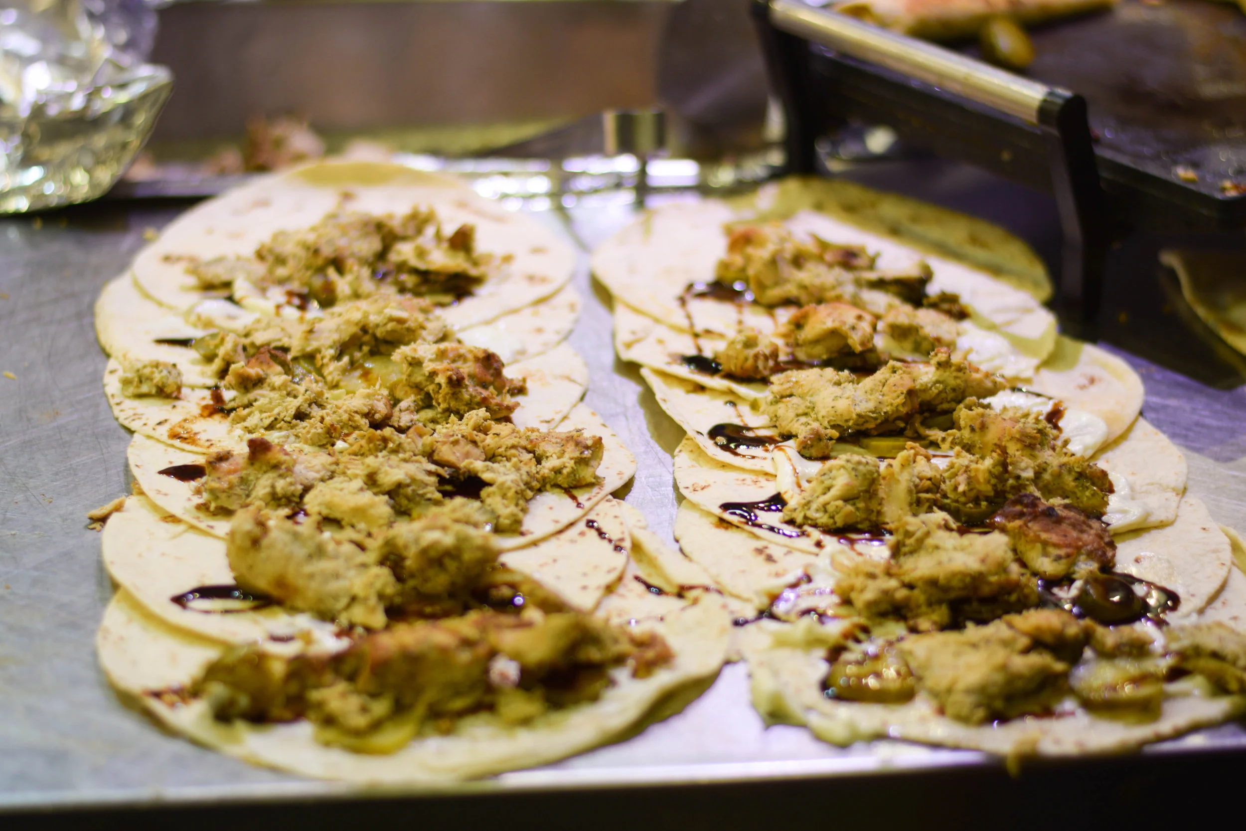 Syrian Chicken Shwarma wraps created by Chef Majed.