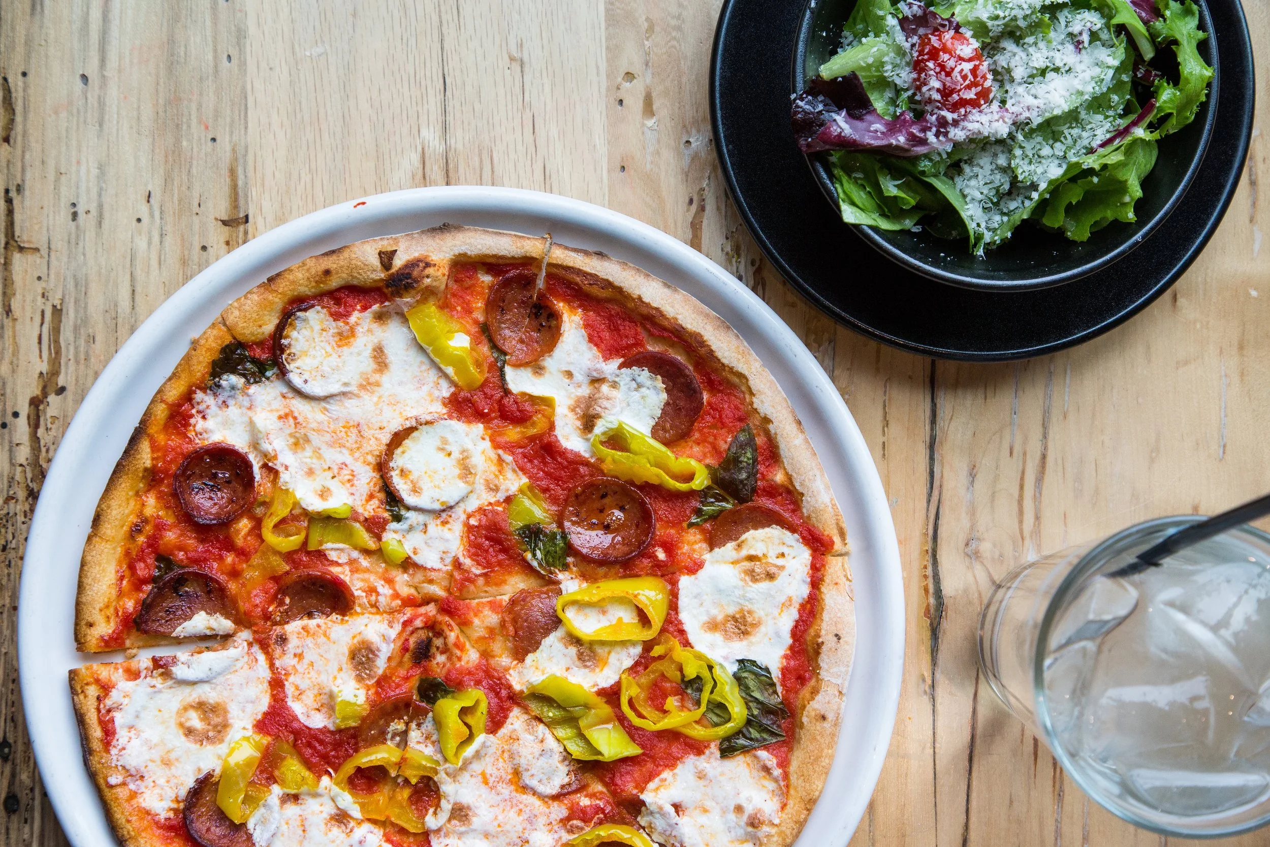 Matchbox Banana Peppers & Pepperoni Pizza (Photo by Deb Lindsey)