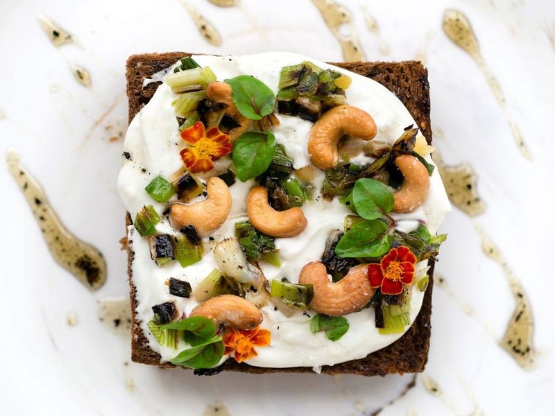 Chef Ryan’s tartine is great as a starter, a light lunch or breakfast.