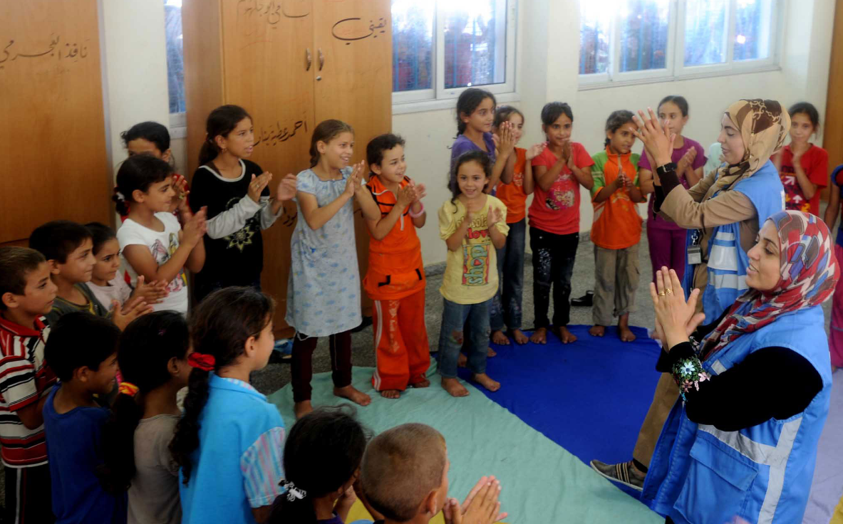 Mental health programs for kids in Gaza