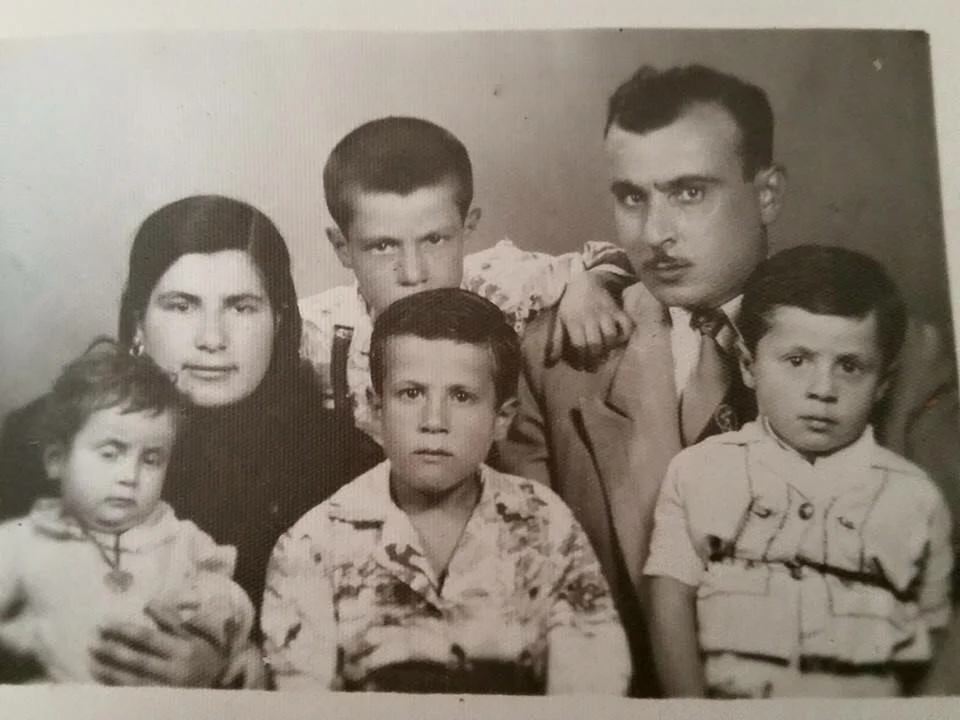 Young Dr. Yanes, alongside his family in Damascus, Syria
