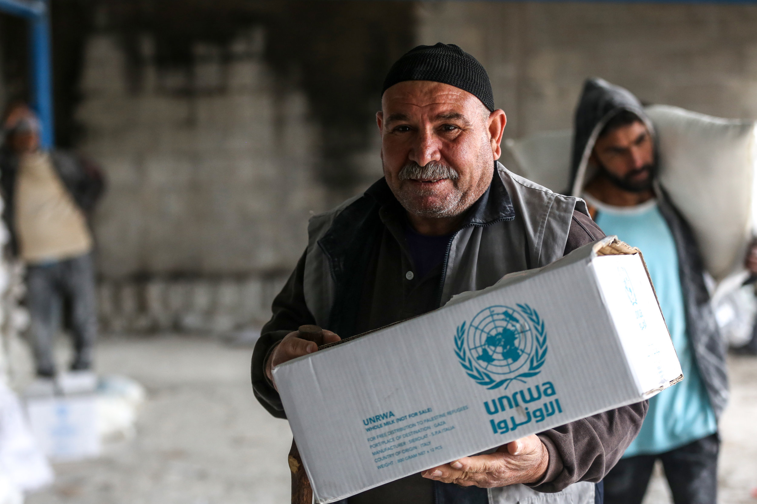 UNRWA food assistance in the Gaza Strip