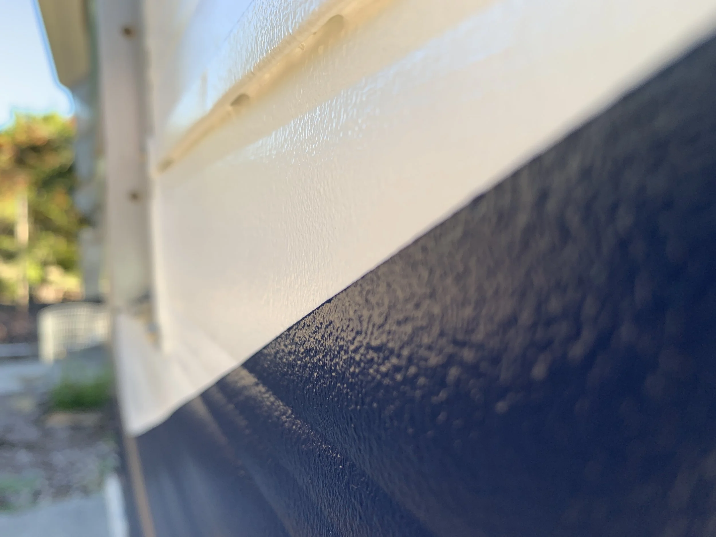 The Cameo Camper Renovation: Prepping + painting the exterior