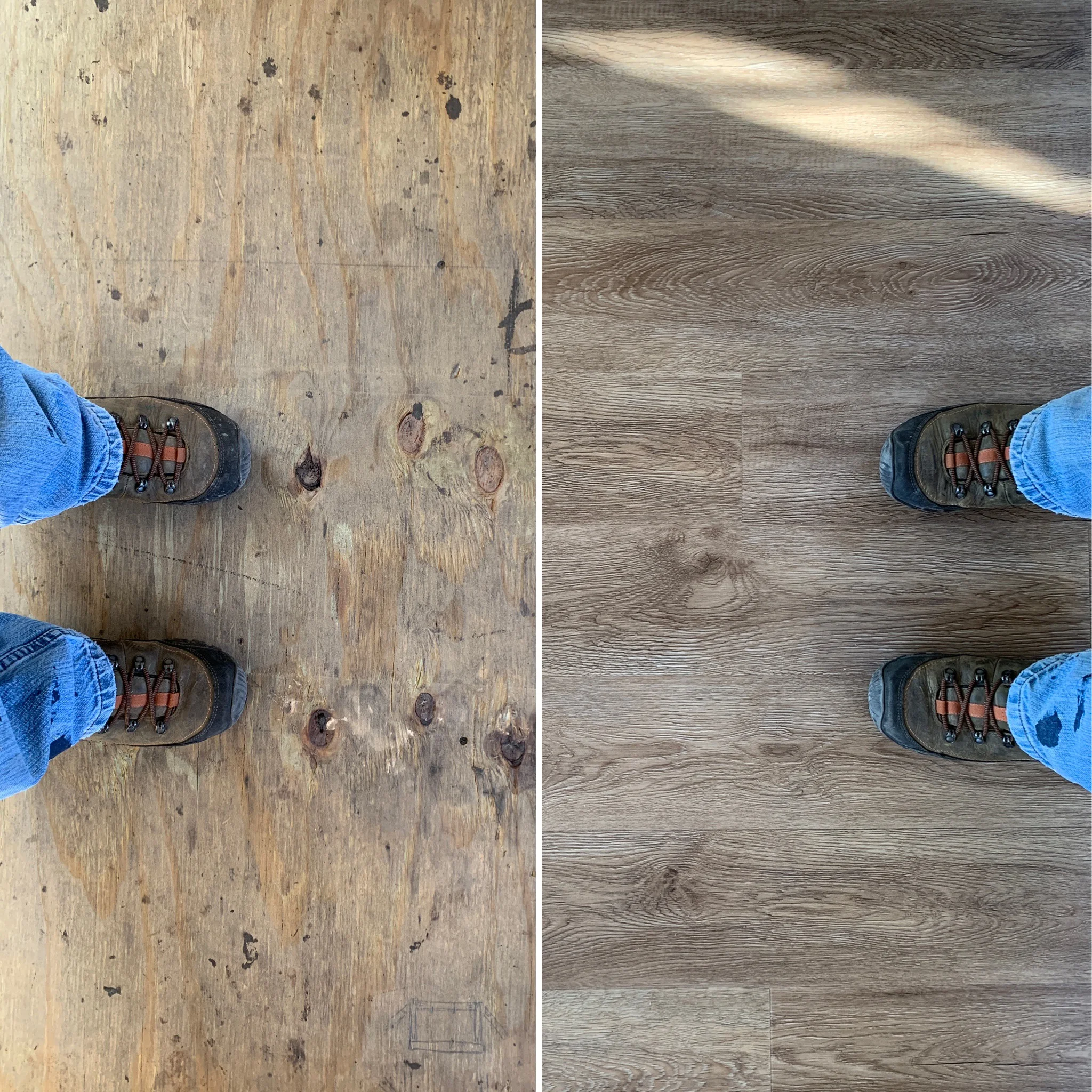 The Cameo Camper Renovation: Why + How We Installed Vinyl Plank Flooring