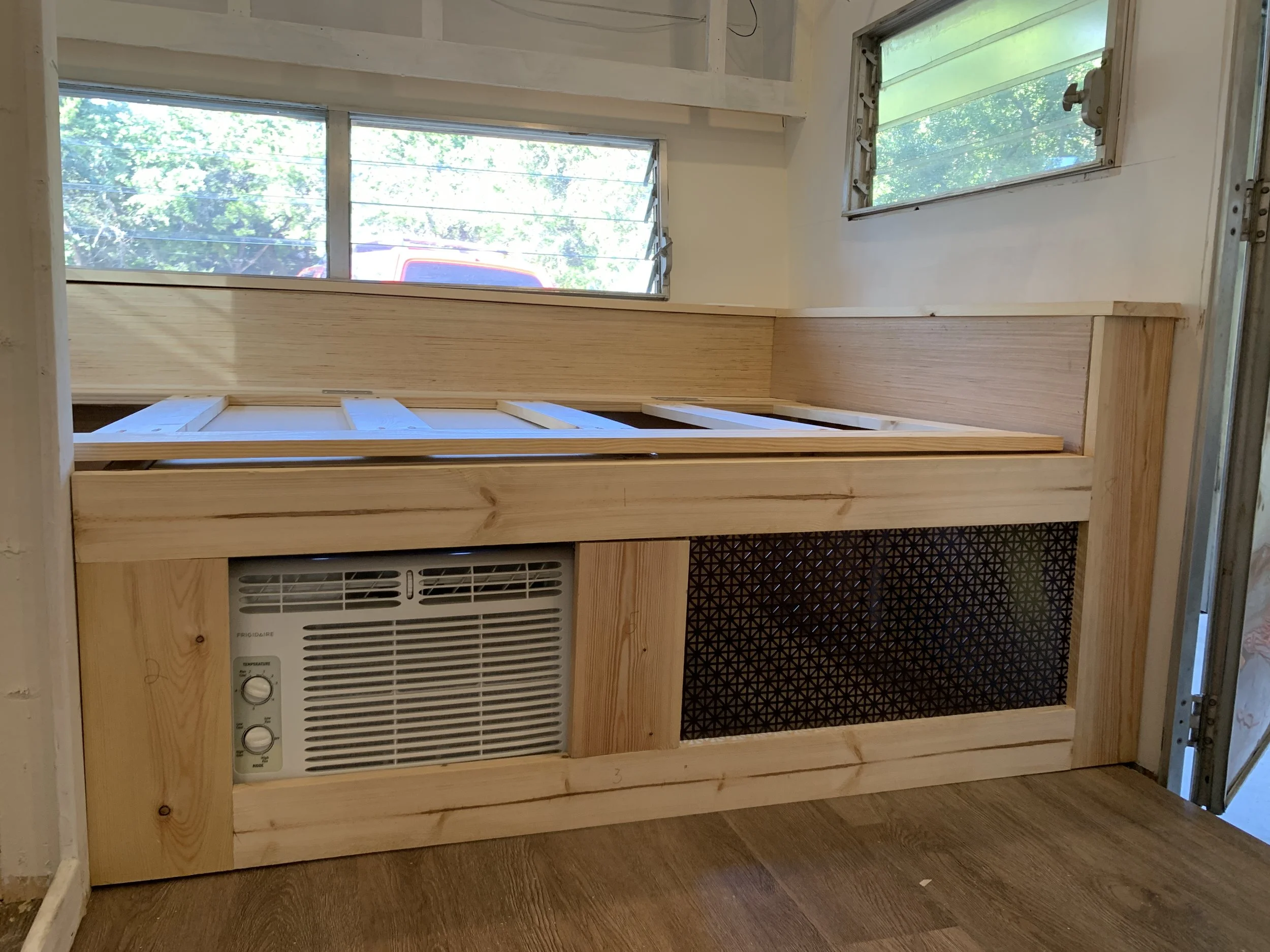 The Cameo Camper Renovation: Air Conditioner Install Part Two