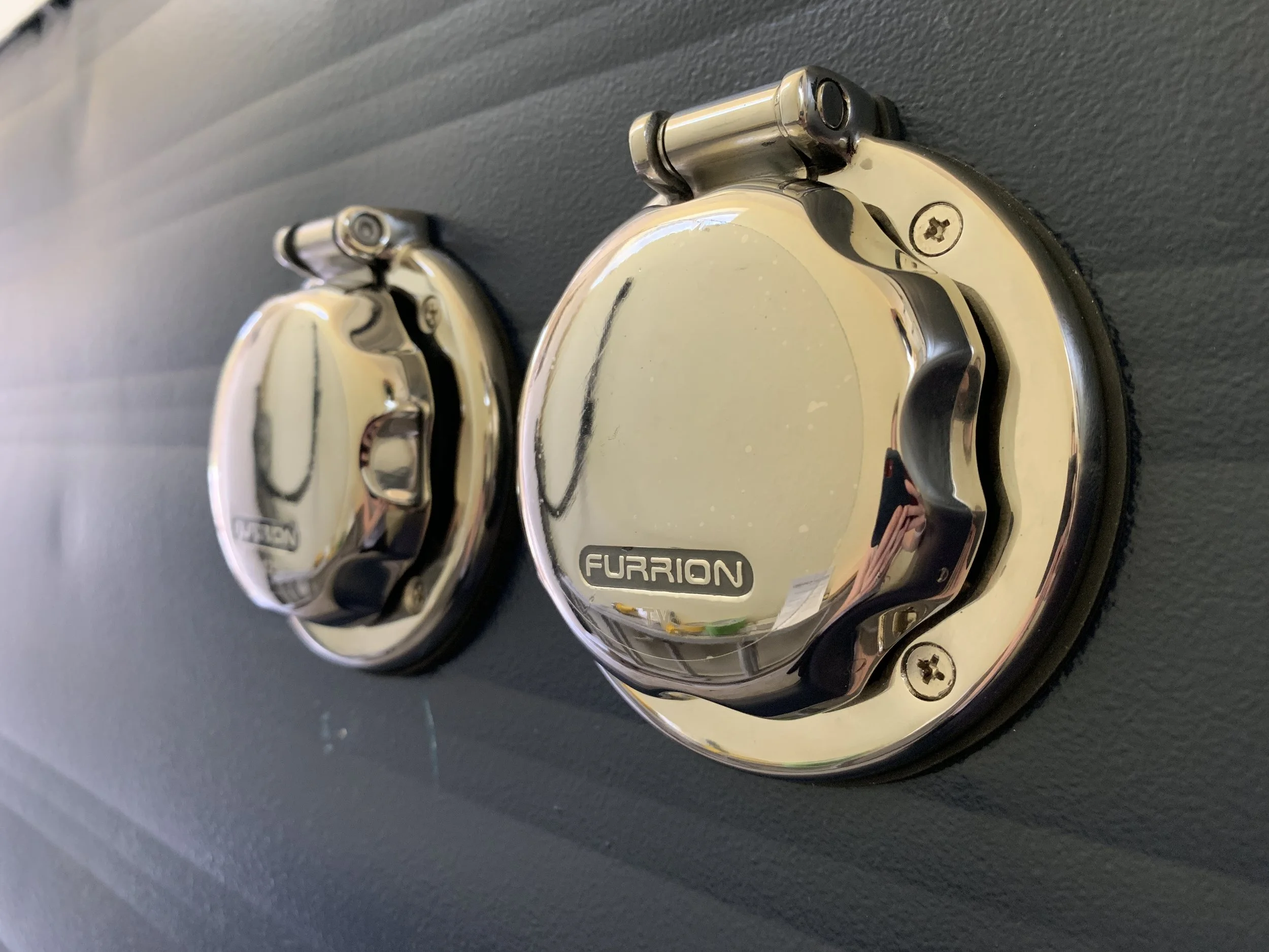 The Cameo Camper Renovation: Installing Exterior Electrical Ports