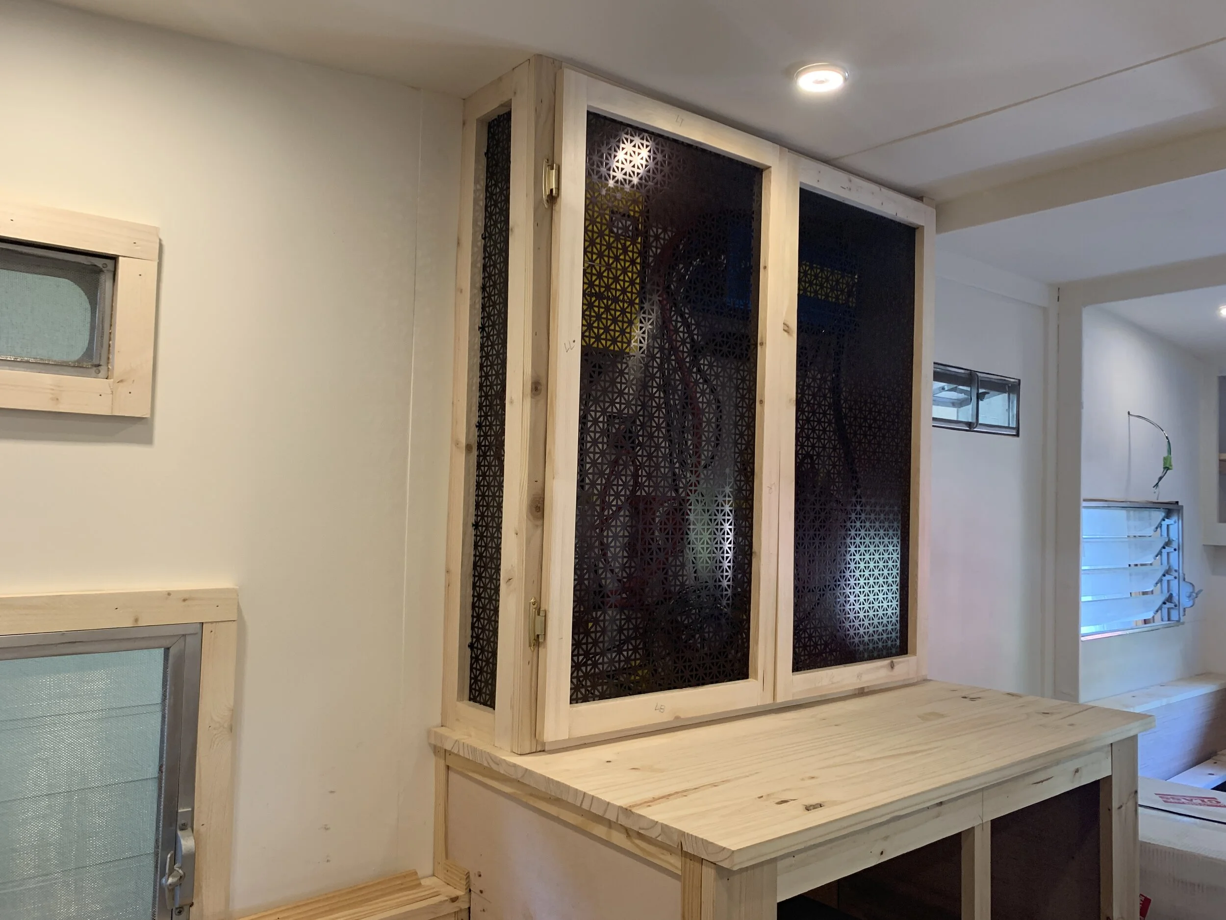 The Cameo Camper Renovation: Building the Vented Electrical Cabinet