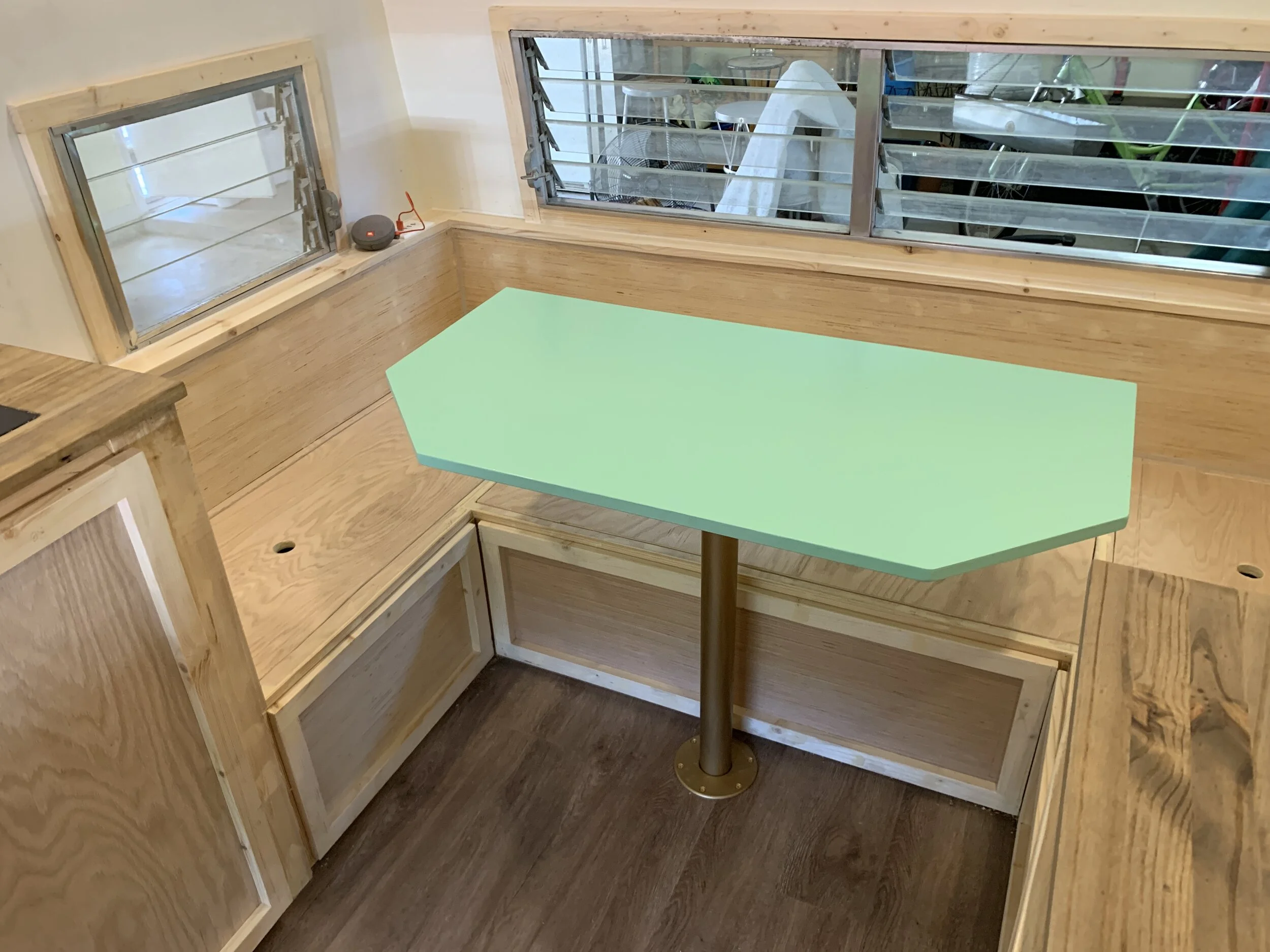 The Cameo Camper Renovation: Dining Table Part 2