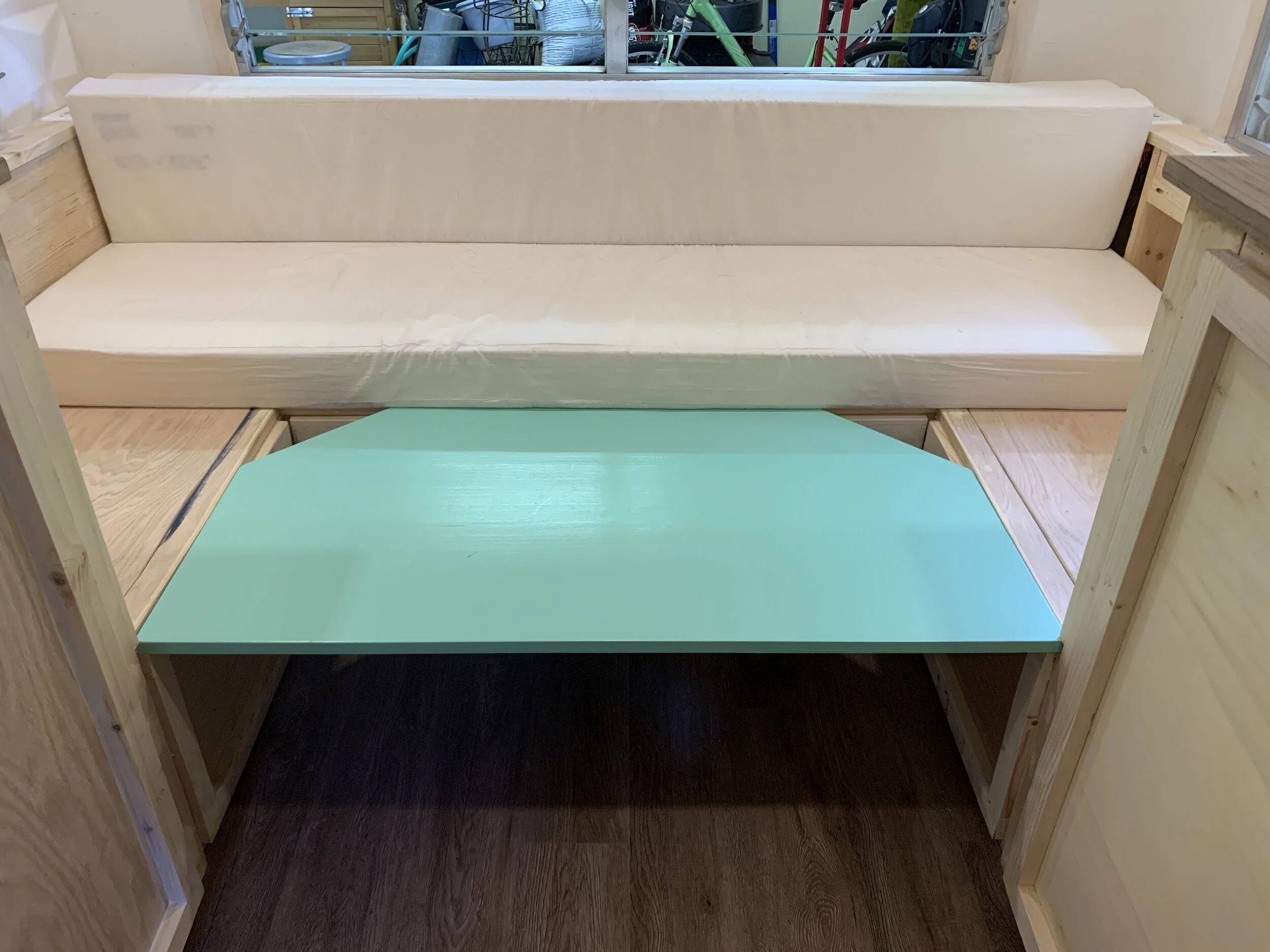 The Cameo Camper Renovation: Transitioning from Dining Table to Bed ...