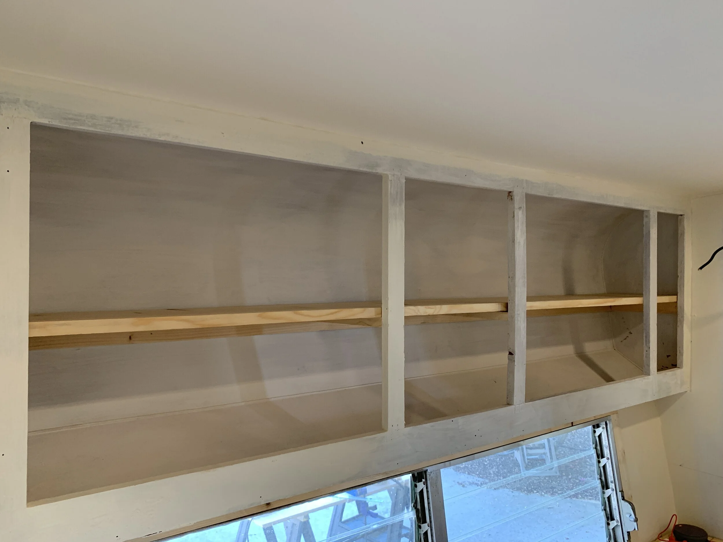 The Cameo Camper Renovation: Overhead Cabinet Build