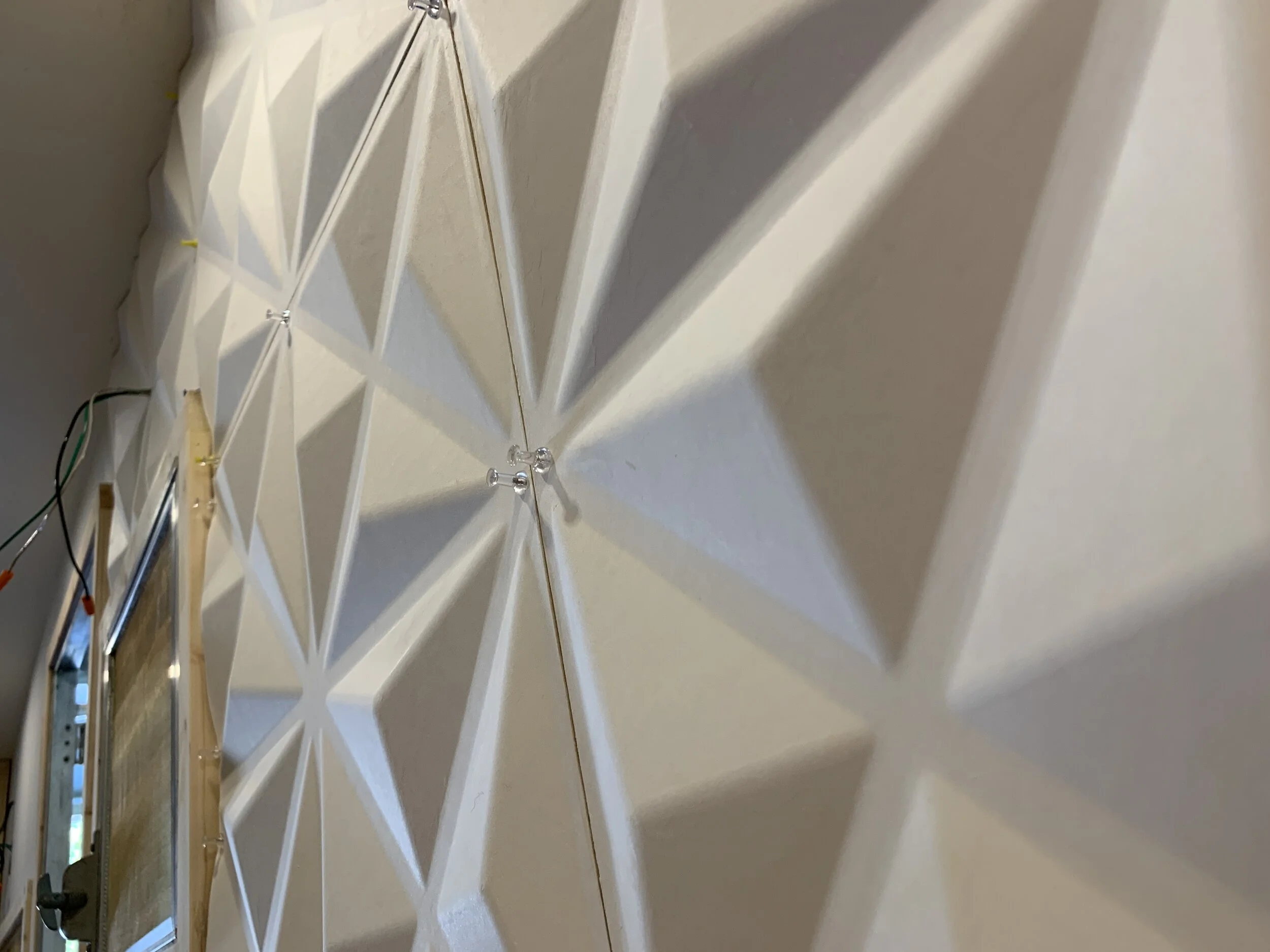 The Cameo Camper Renovation: 3D Panel Wall Part 1