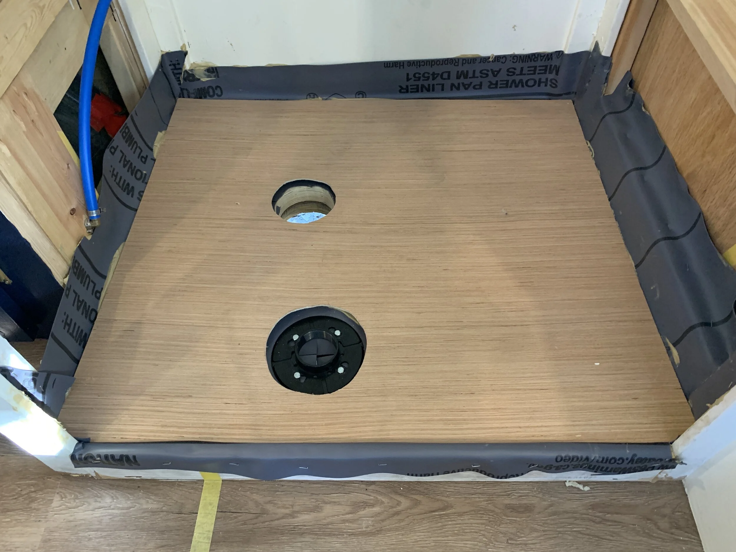 The Cameo Camper Renovation: Building a Custom RV Shower Pan Part 2 ...