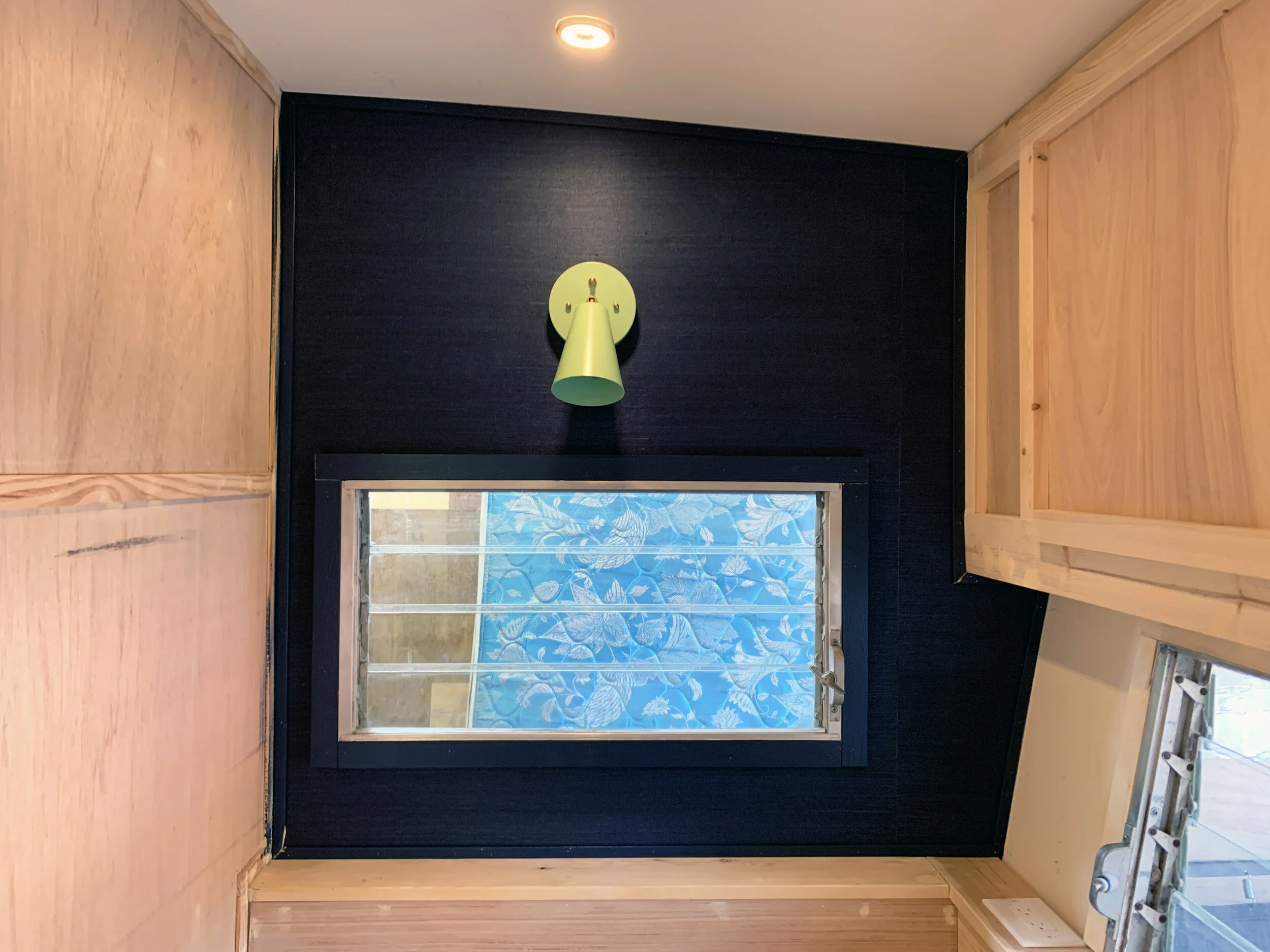 The Cameo Camper Renovation: Grasscloth Wall Part 2