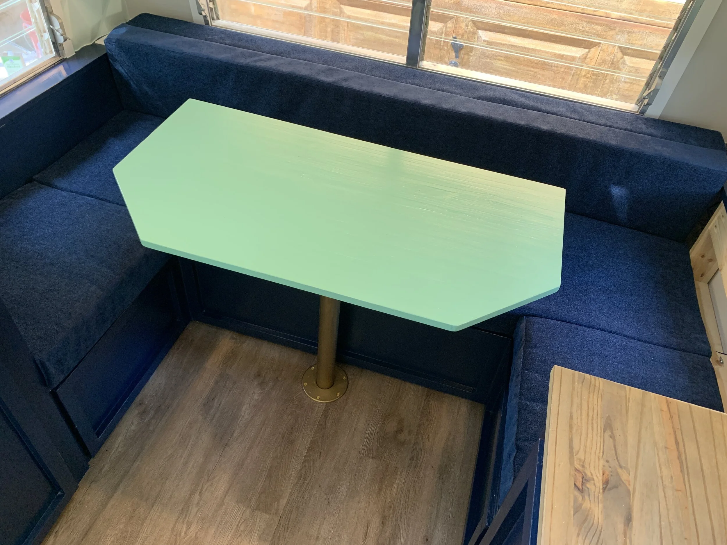 The Cameo Camper Renovation: Upholstered Convertible Dinette Cushions