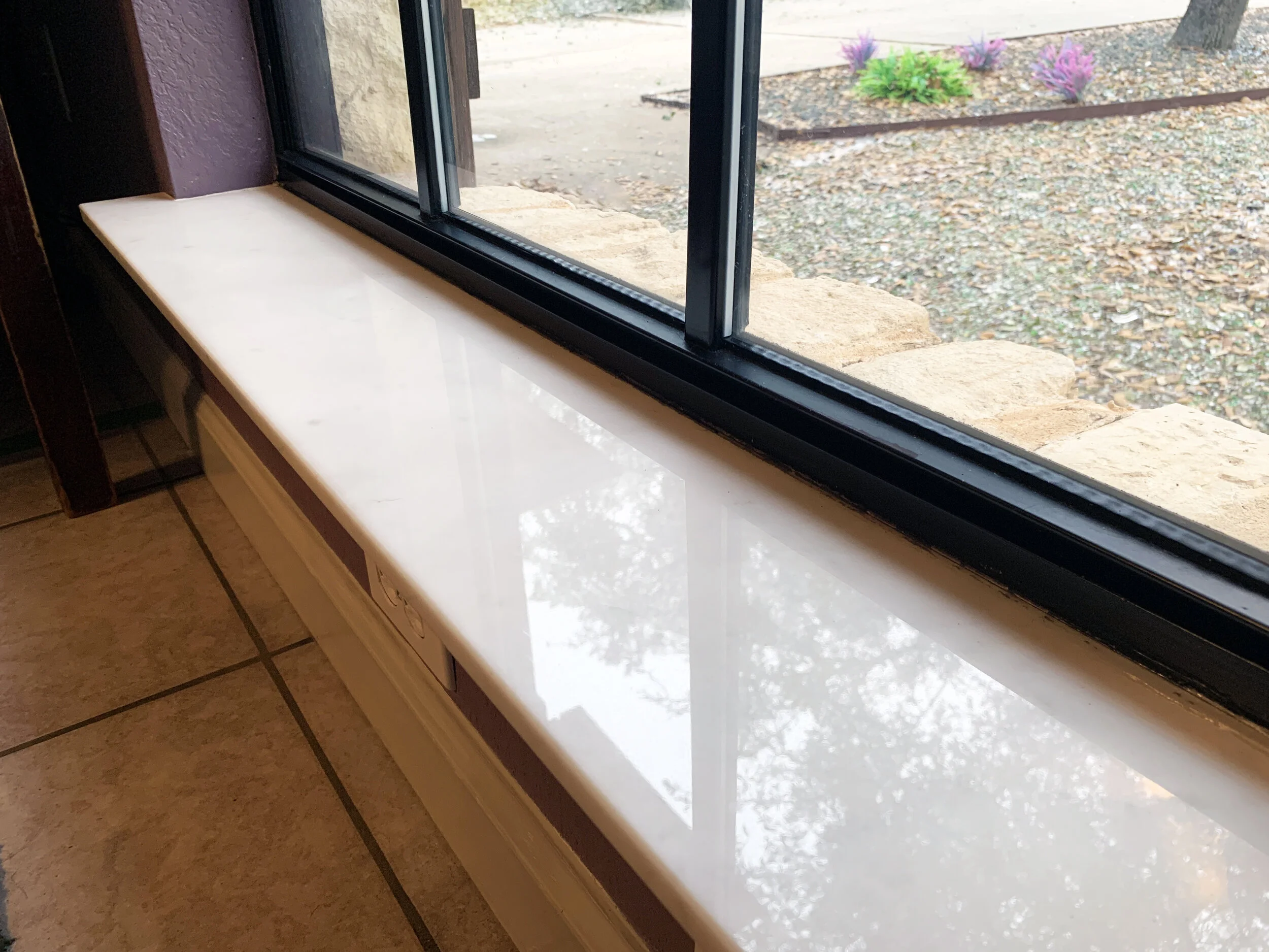 DIY Marble Window Sills