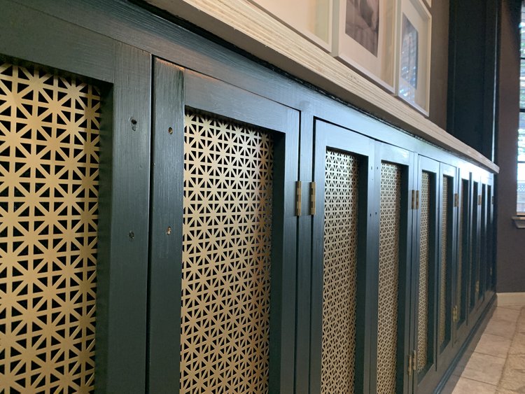 Diy Built In Bar Storage Part 3 Cabinet Doors How To Lone Oak Design Co