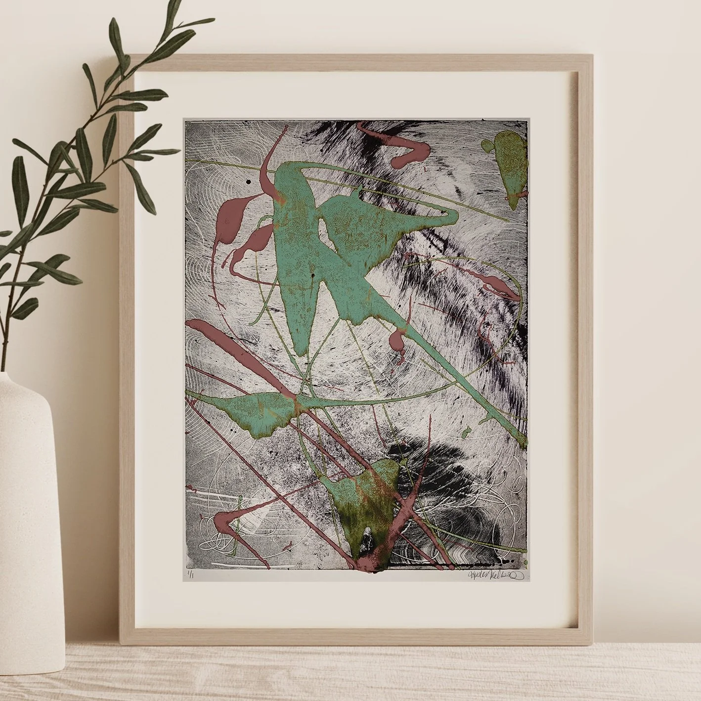 Digital Download | Abstract Monoprint 1 – Patina