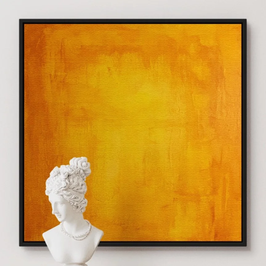 Abstract Square 2 – Ochre