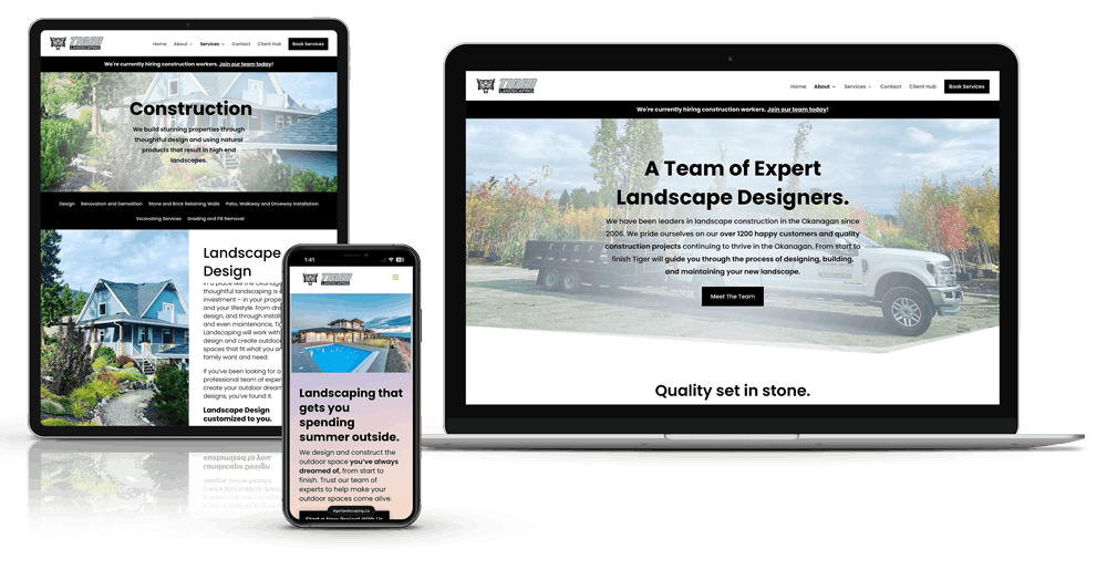 Website / Tiger Landscaping