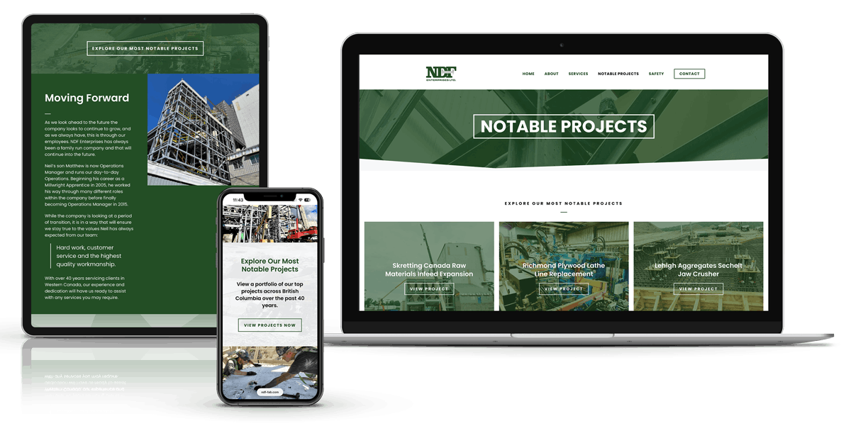 Website / NDF Enterprises