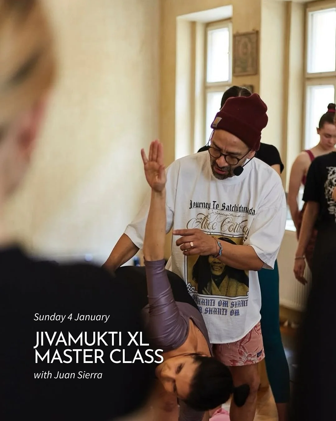 🧘&zwj;♂️ JIVAMUKTI XL MASTER CLASS with Juan Sierra🧘&zwj;♂️

Juan Sierra will be in Luxembourg this January, and alongside his sold-out Day Retreat, he will be offering a Jivamukti Open Class &mdash; open to practitioners of all levels.

Whether yo