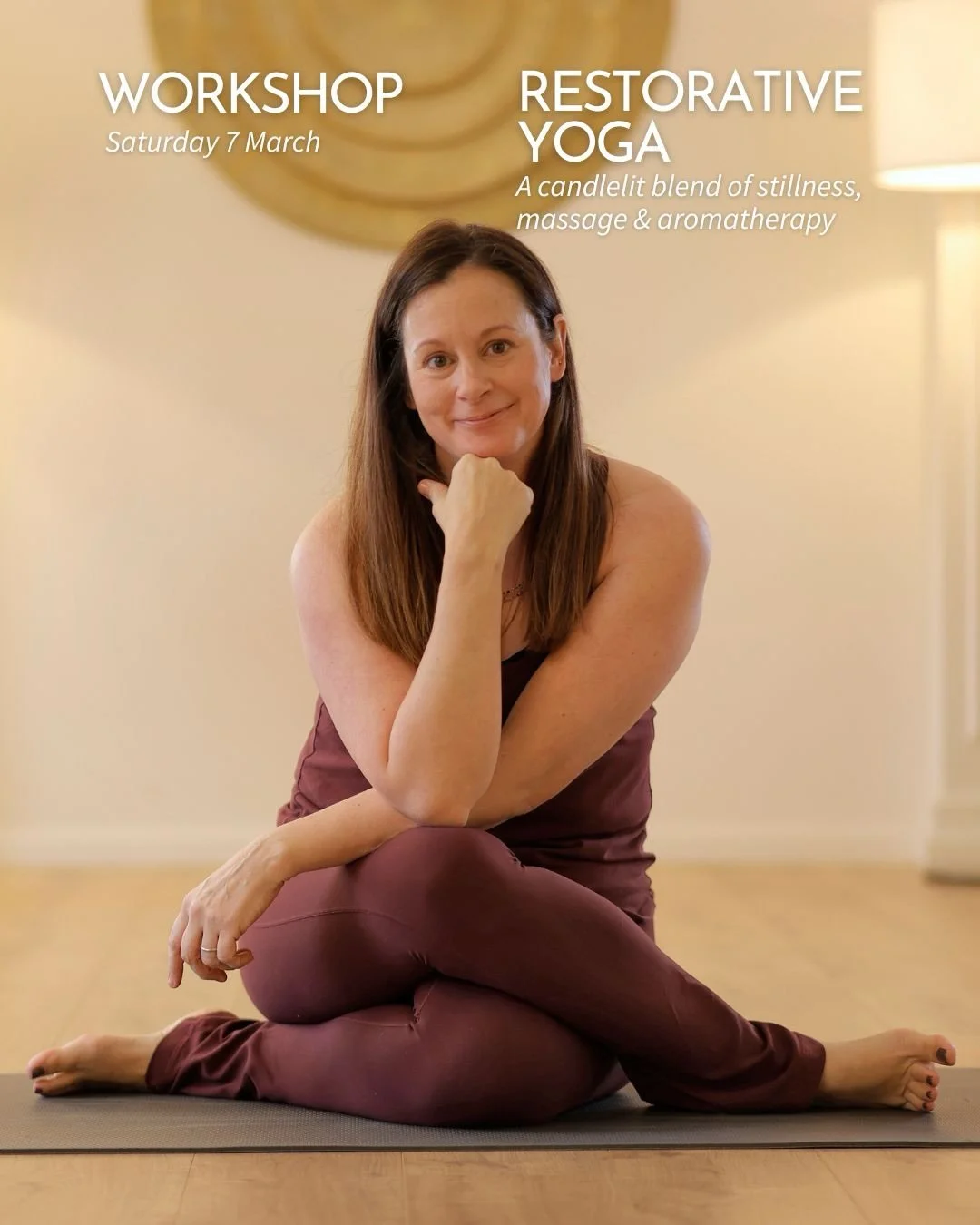 🧘&zwj;♀️Blissful Transition - A Restorative Yoga Experience 🧘&zwj;♀️
A Luxurious Restorative Yoga Experience

Indulge in the ultimate reset with this 1.5-hour restorative yoga journey, thoughtfully designed to melt away stress and restore your inne