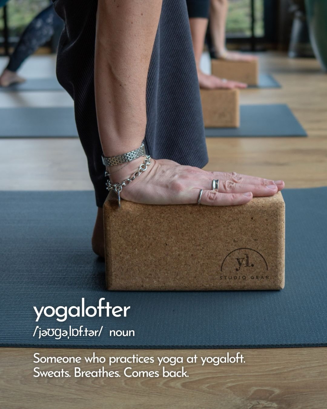 yogalofter /ˈjəʊɡəˌlɒf.tər/ noun
Someone who practices yoga at yogaloft.
Sweats. Breathes. Comes back.

As part of yogaloft.&rsquo;s 10-year journey, we co-created the yogalofter. sweatshirt in collaboration with @poules_de_lux.
A piece designed to b