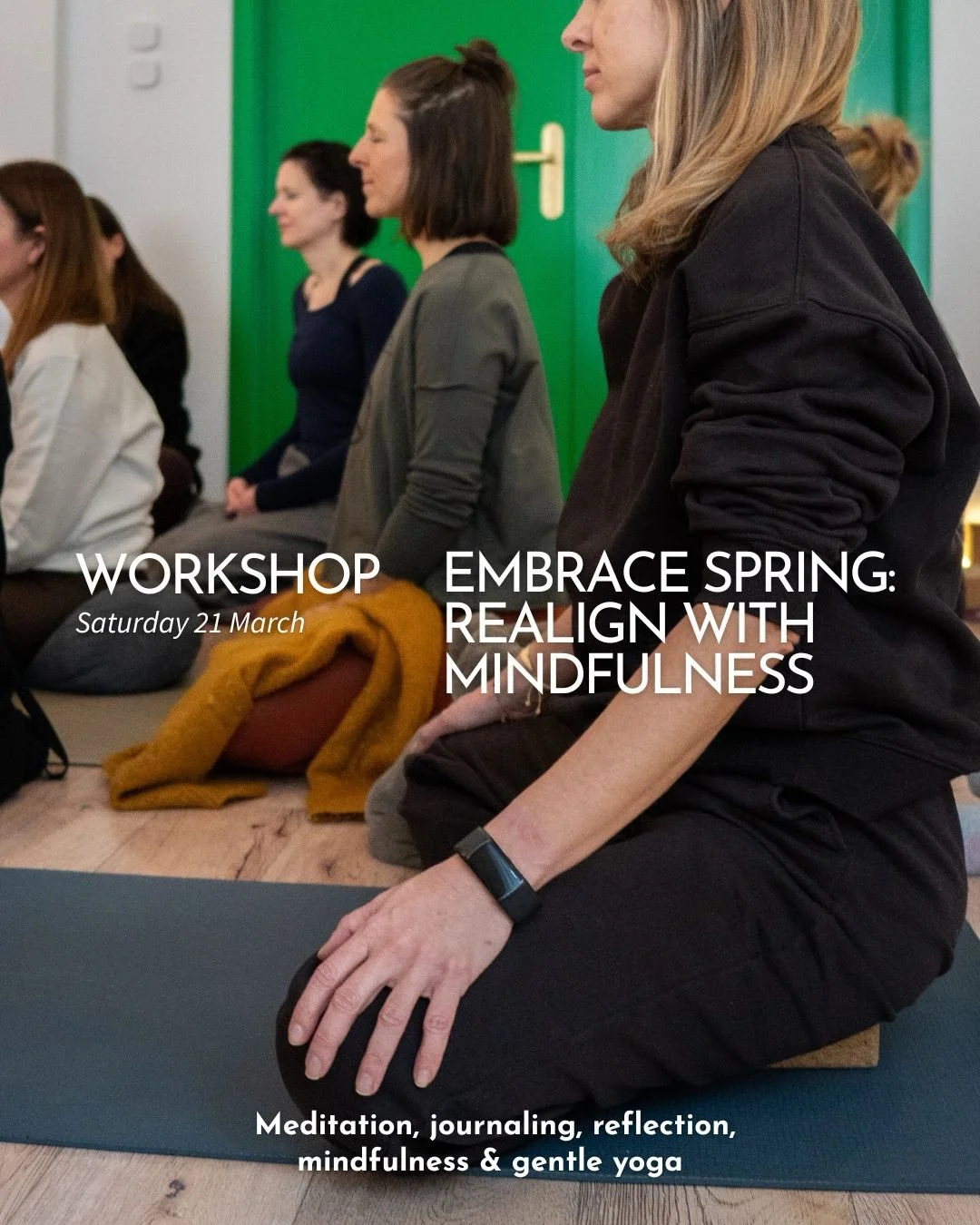 🌸 EMBRACE SPRING: REALIGN WITH MINDFULNESS 🌸
 A 2.5-Hour Immersive Workshop with Cl&agrave;udia Gavi
Spring is a quiet turning point &mdash; a gentle shift from inward reflection to soft expansion.

In this seasonal workshop, we consciously pause, 