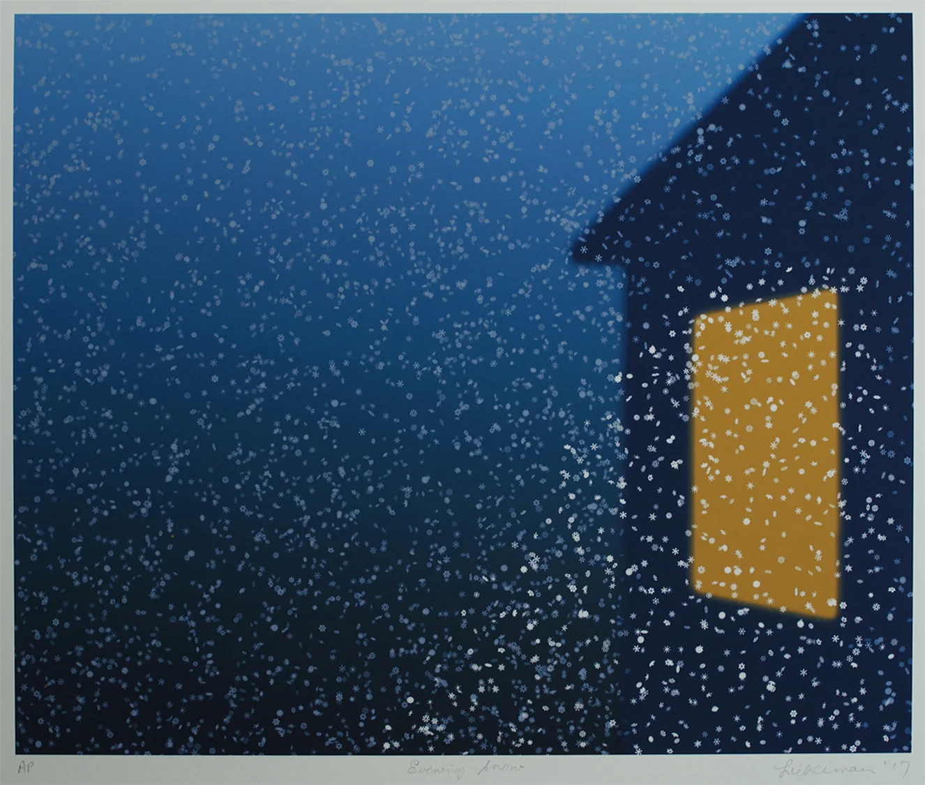 Judith A. Lieberman, "Evening Snow"