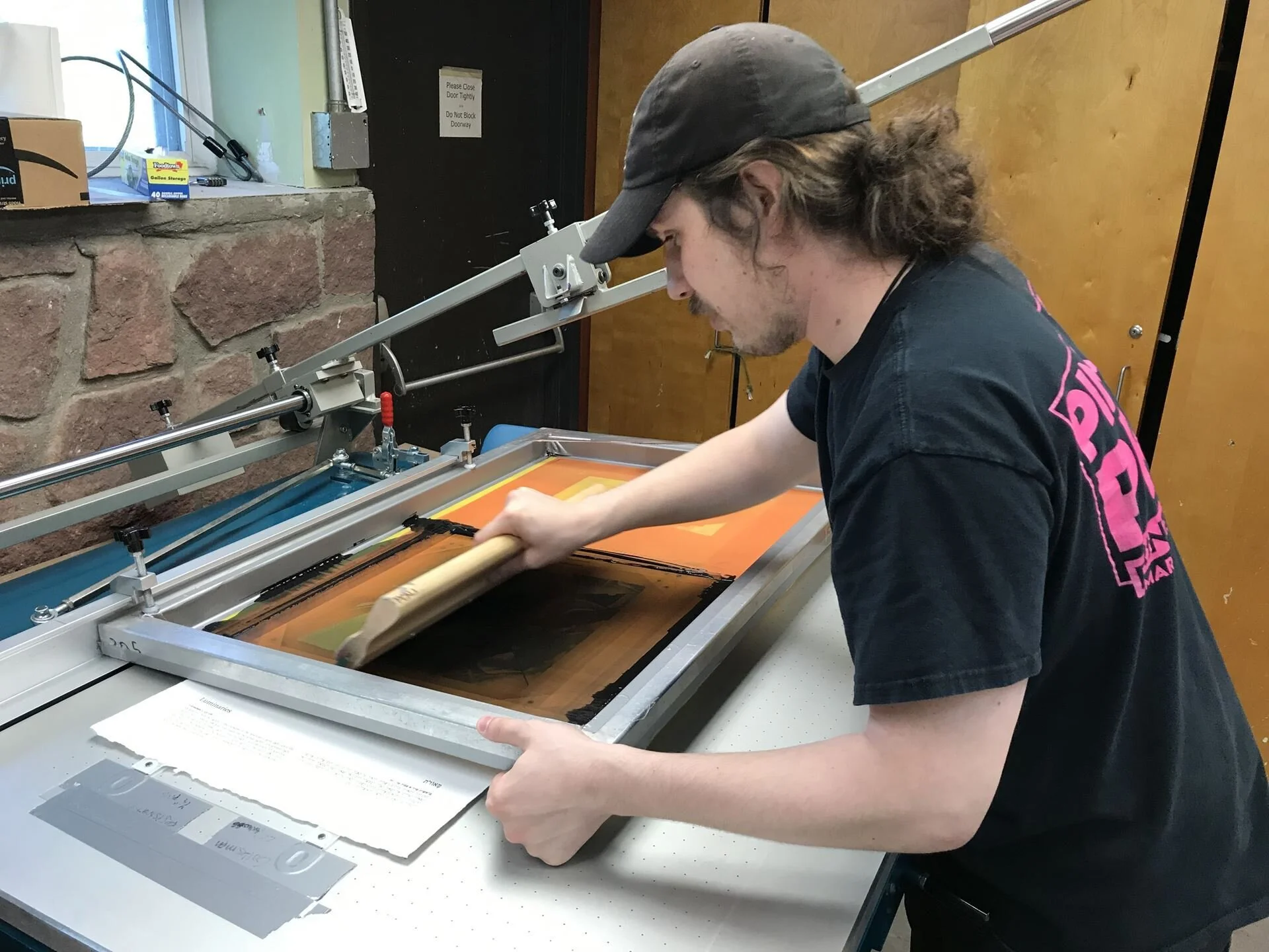 FREE DEMO! CMYK Photographic Screen Printing with Rachel Heberling and Mike Stark