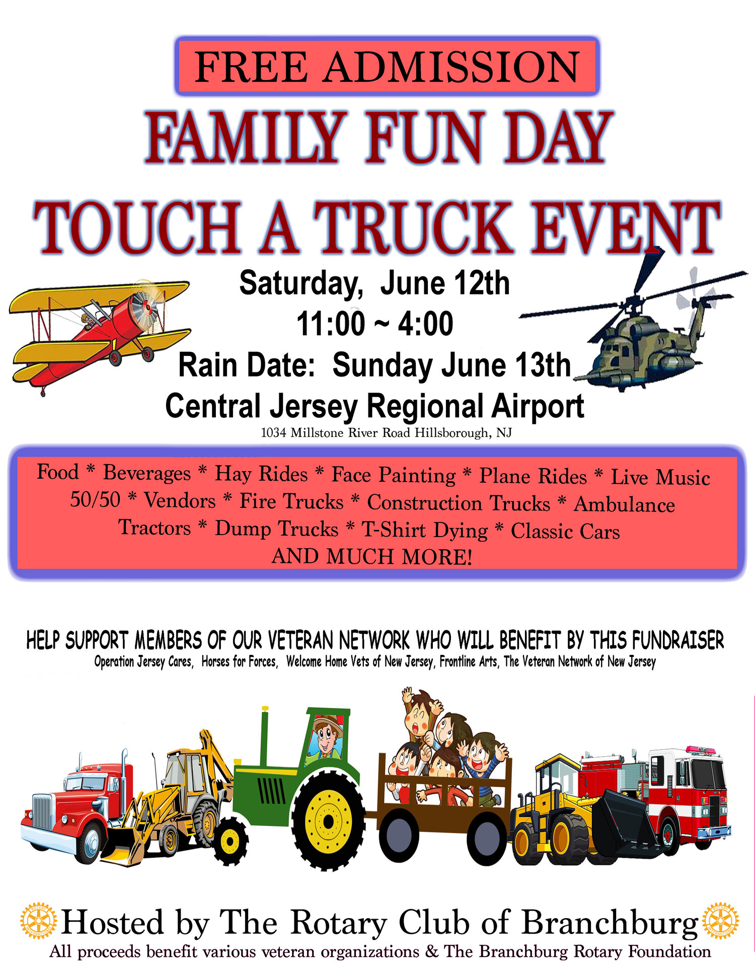 Family Fun Day Veterans Appreciation Touch A Truck Frontline Arts