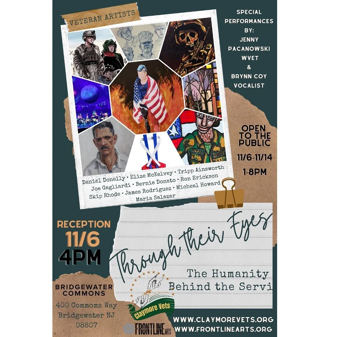 "Through Their Eyes" Veteran Artist Exhibition with Claymore Vets