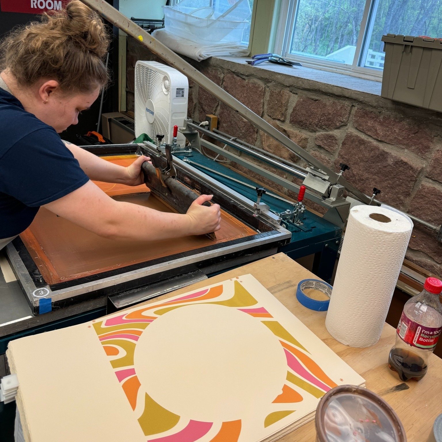 Yesterday we were busy printing our 2024 Presentation Print - which is also the print our &ldquo;Silkscreen Supporters&rdquo; guests will receive at Full Circle: Origins and Revolutions! Stay tuned for the full reveal soon!

The print is designed by 