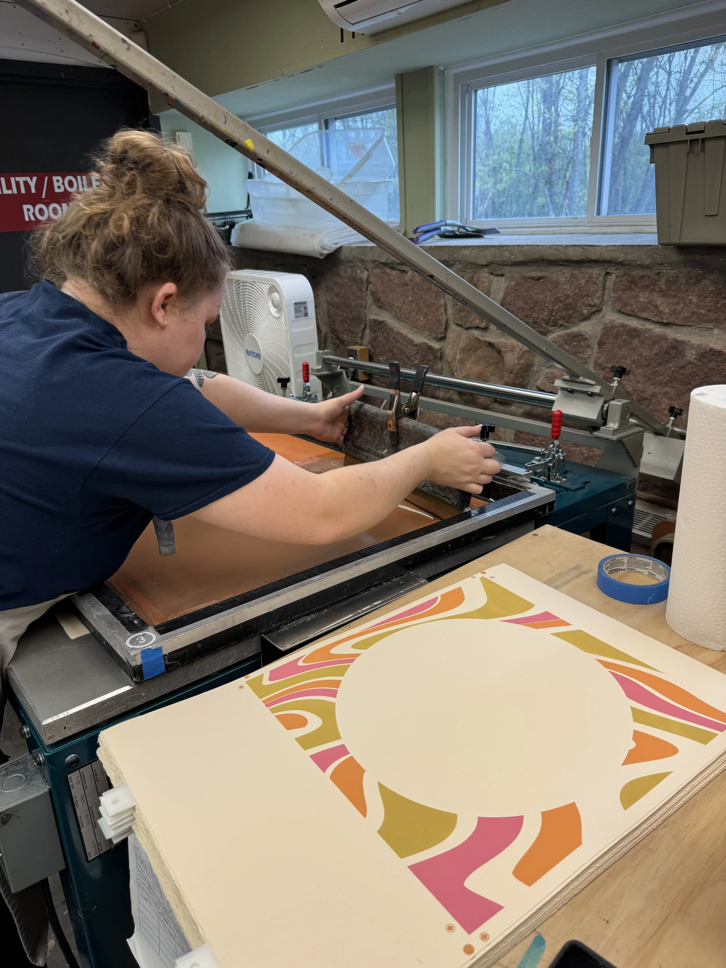 Introduction to Reductive Screenprinting with Kath Yarkosky