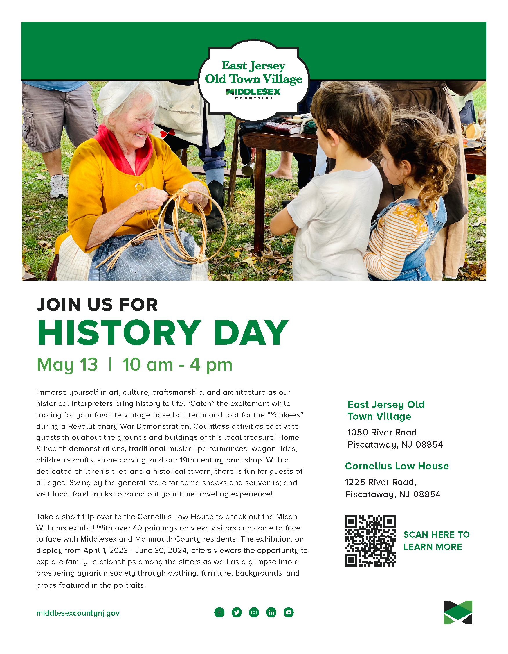 East Jersey Old Town Village History Day — Frontline Arts