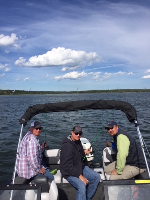 Lake fishing with the southern boys form Oaklahoma and Texas. We managed to boat well over a 100 fish!