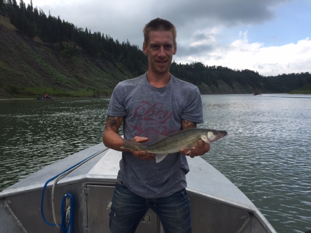 Pulling walleye off of the river bottom is a blast!
