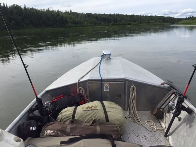All loaded up for an overnight fishing adventure! Lunker's does it best!