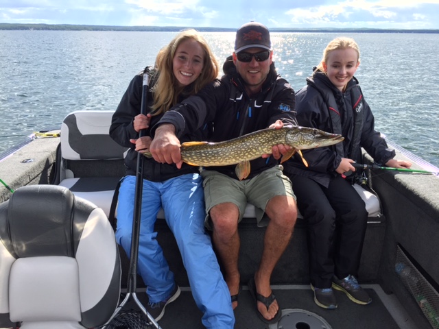Lake fishing for jackfish. Lunker's, your full time fishing outfitter. Edmonton, Alberta, Canada.