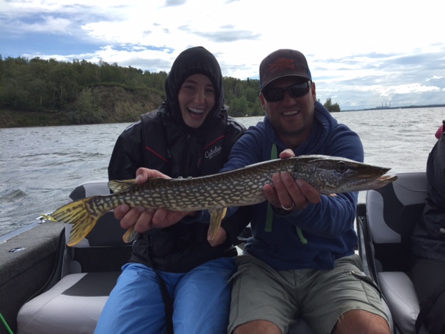 Happy Lunker's customer! Edmonton, Alberta, Canada. Your full time fishing outfitter.
