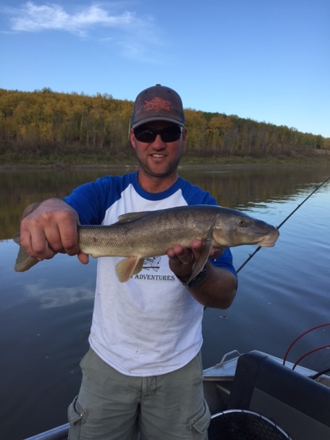 Fishing the North Saskatchewan River