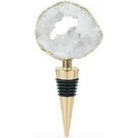 Blush White Crystal Geode Stopper.jpeg