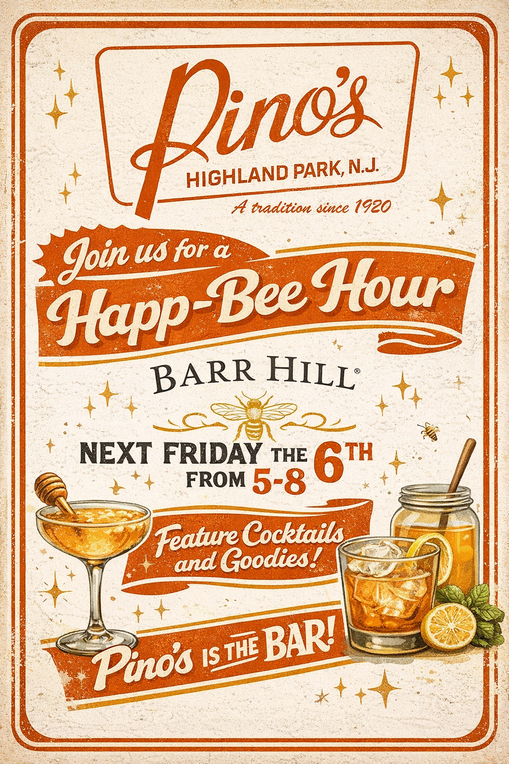 Complimentary Barr Hill Spirits Tasting