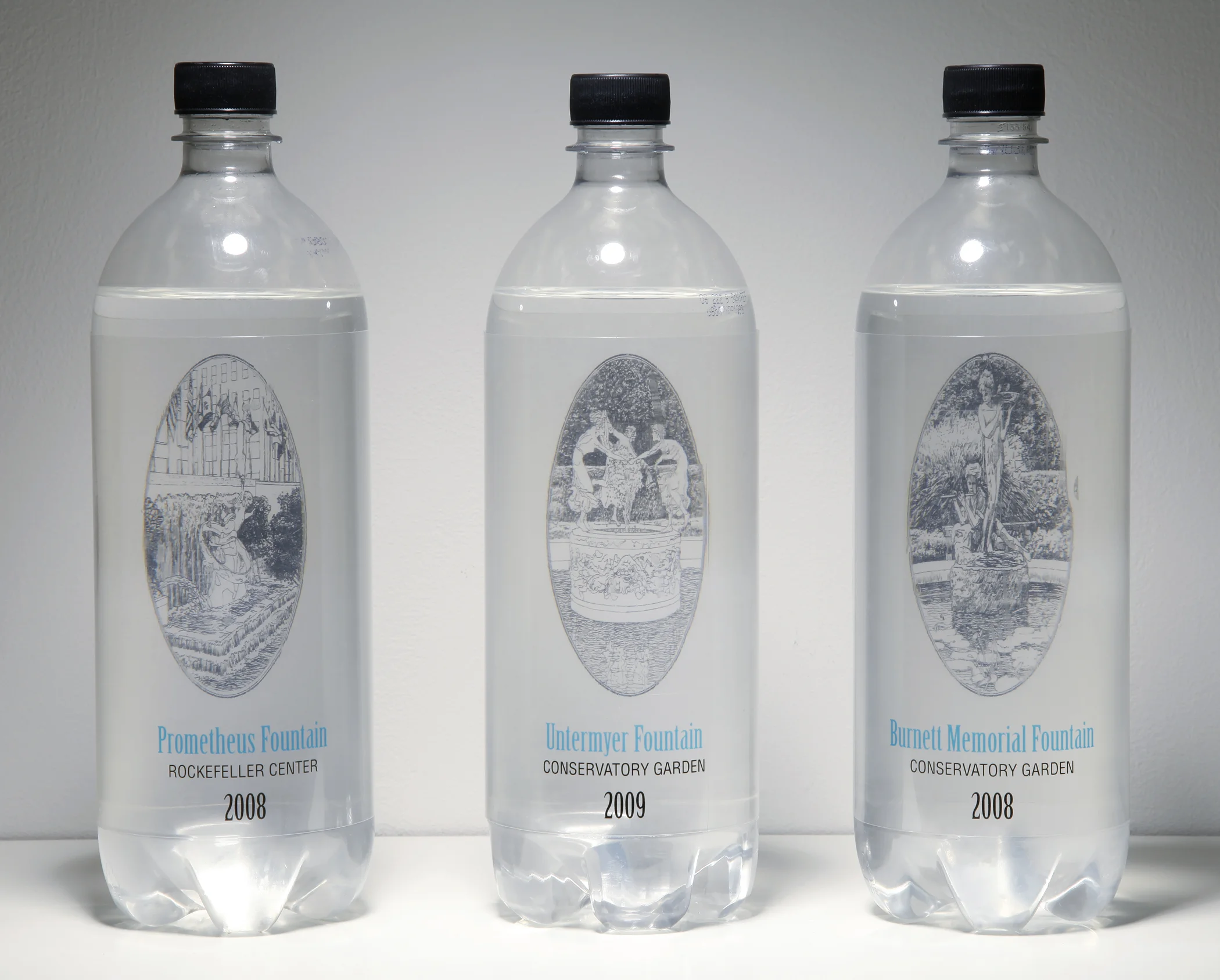 Prometheus, Untermeyer, Burnett Fountain Bottles