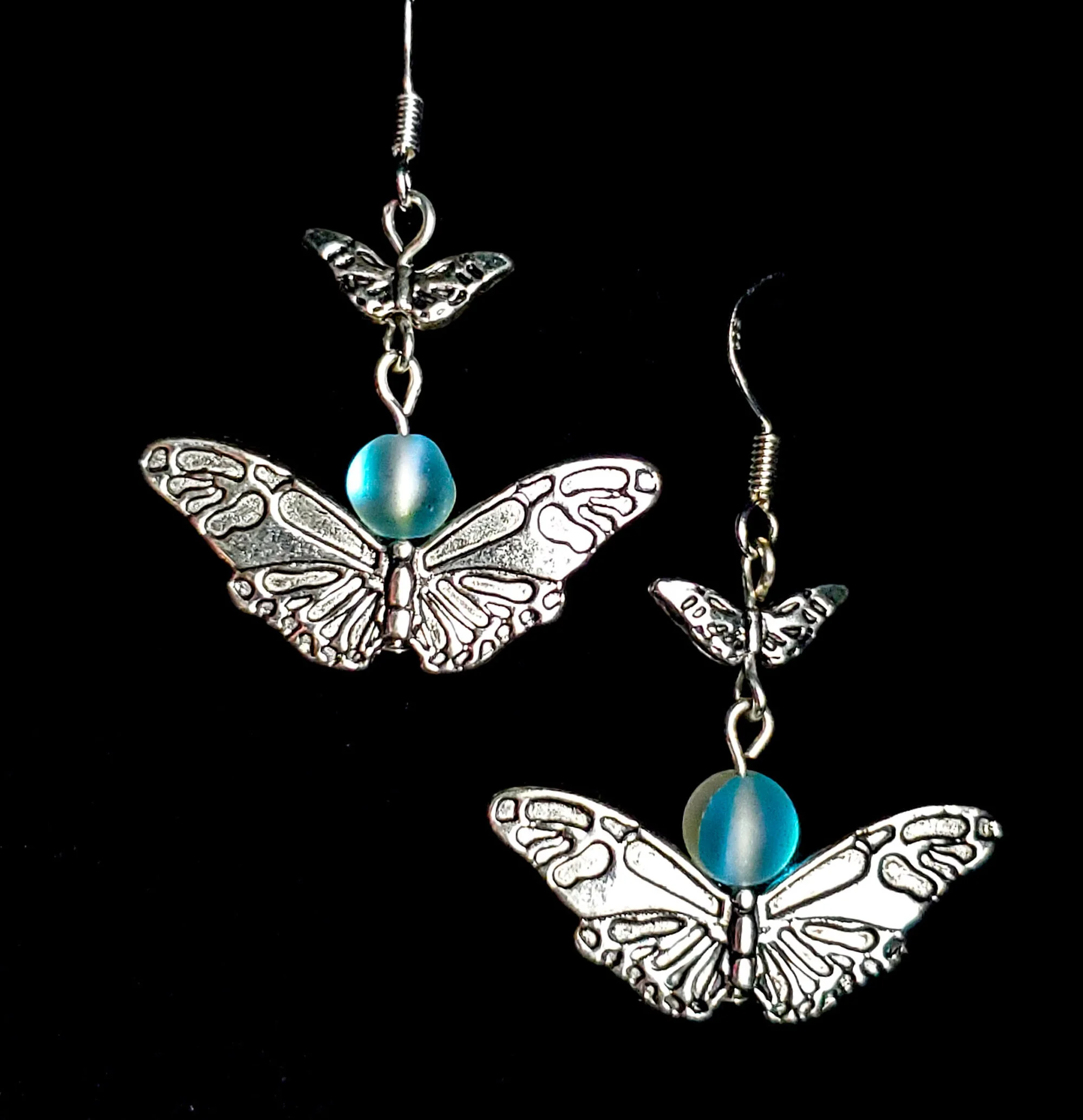 Butterfly and Blue Dew