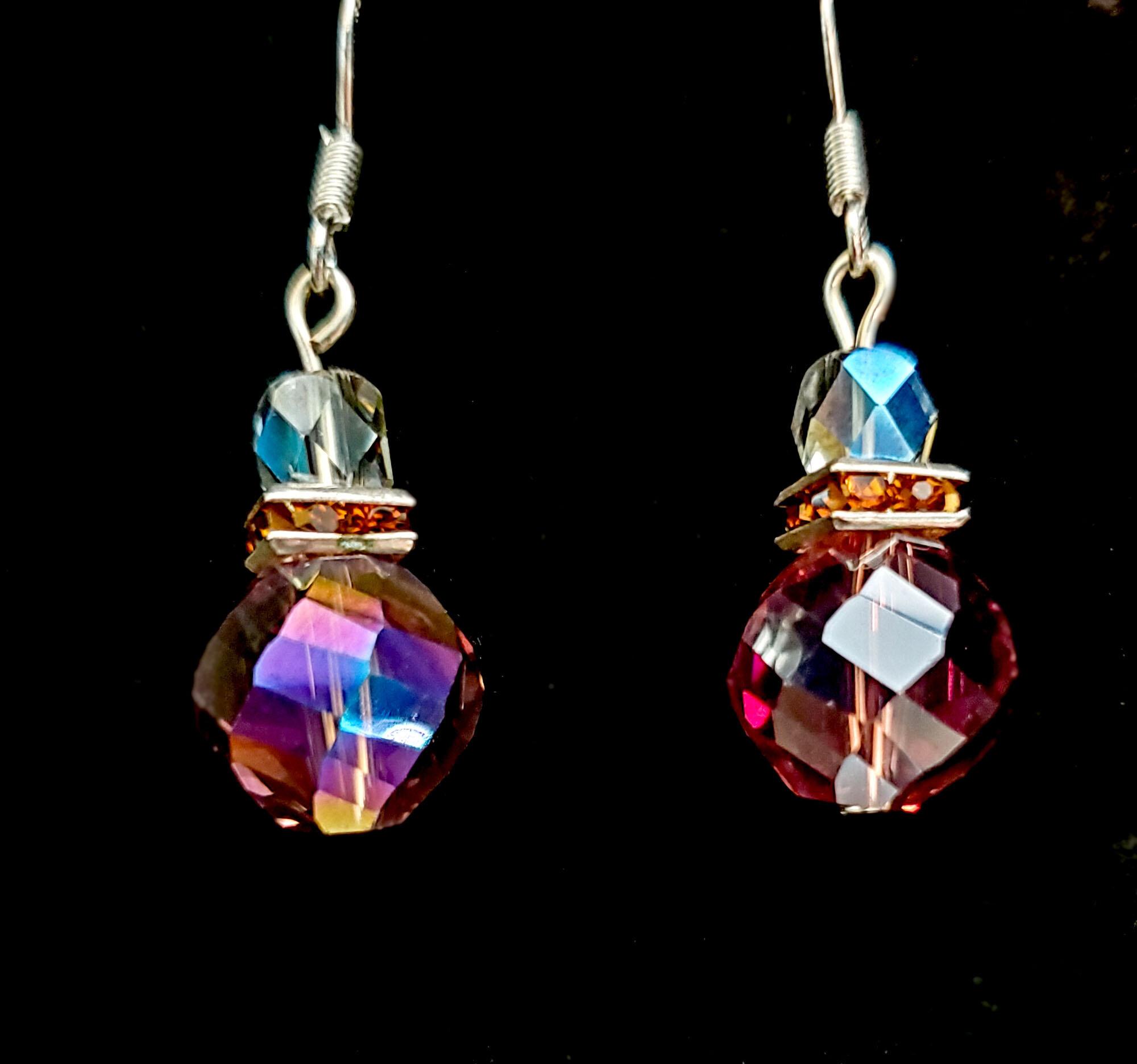 Rum and Plum dangles
