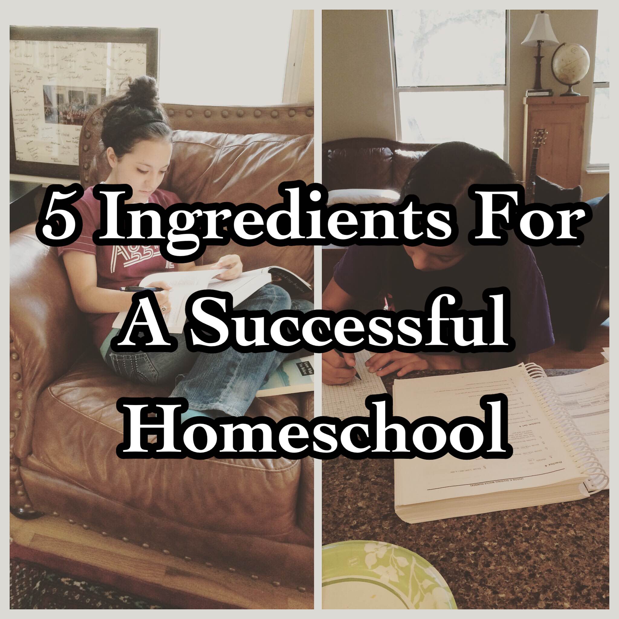 5 Ingredients for A Successful Homeschool Year